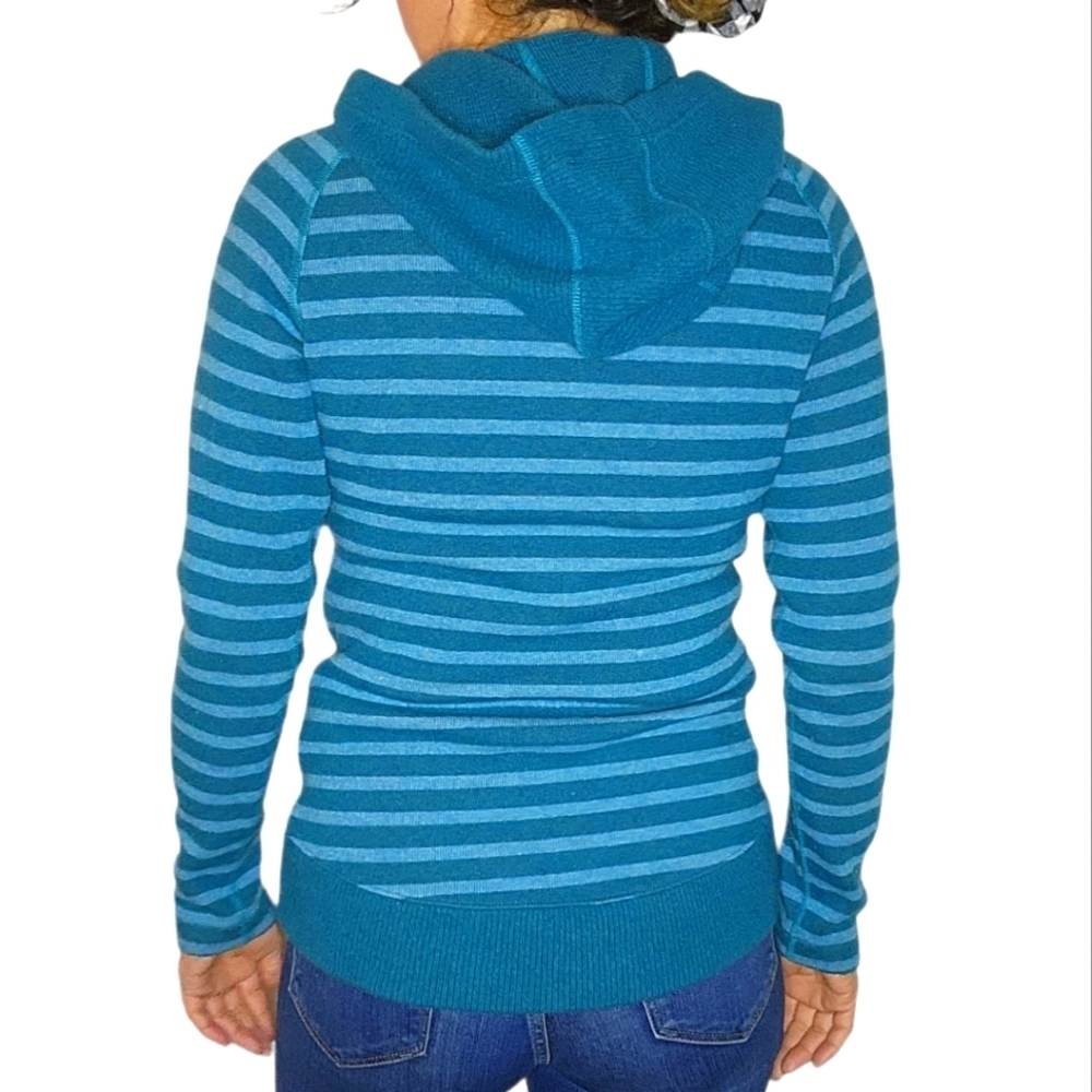 Mountain Hardware Pullover Hoodie Medium Blue Str… - image 2